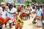 ராமநாதபுரம் சேதுபதி நகர் பகுதியில் உள்ள சந்தன மாரியம்மன் கோயில் திருவிழா