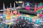 தொண்டி அருகே  பாசிபட்டினம் தர்கா சந்தனக்கூடு திருவிழா