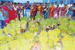 உத்தரகோசமங்கை வாராகி அம்மன் கோயிலில் முளைப்பாரி விழா