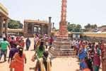 நித்ய கல்யாண பெருமாள் கோவிலில் வெயிலில் தவிக்கும் பக்தர்கள்