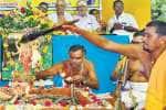 உத்தரகோசமங்கை மங்களநாதர் சமேத மங்களேஸ்வரி அம்மன் கோயில்களில் குருபெயர்ச்சி விழா