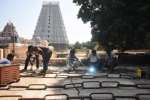 தீப திருவிழா தேரோட்டத்திற்கு ராட்சத இரும்பு சங்கிலி வடம்