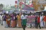 முதுகுளத்தூர் ஐயப்ப பக்தர்கள் பஜனை ஊர்வலம்