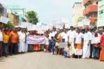 ஸ்ரீவி.,யில் ஐயப்ப பக்தர்கள் ஊர்வலம்