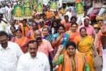 மதுரையில் சபரிமலையை காக்க யாத்திரை