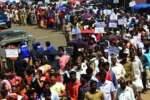 பந்தலூர் சபரிமலையை பாதுகாக்க பந்தலூரில் சரண கோஷம்பக்தர்கள் பிரம்மாண்ட பேரணி