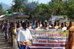 பந்தலூர் சபரிமலையை காக்க பிதர்காட்டில் பேரணி