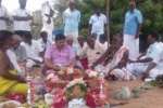 விழுப்புரம் அரசூரில், மழை வேண்டி பூஜை