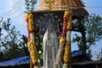 பந்தலூரில் பாத்திமா மாதா பவனி: திரளானோர் பங்கேற்பு