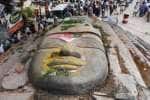 விஸ்வரூப கோதண்டராமர் சுவாமி சிலை அகலம் குறைப்பு