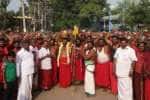 திருவக்கரை வக்ரகாளியம்மன் கோவிலில் பால்குடம் எடுத்தல்