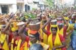 பத்ரகாளியம்மன் கோவிலுக்கு தீர்த்தக்குடம் ஊர்வலம்