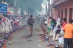 ஆற்றுக்கால் பகவதி அம்மன் பொங்கல் விழா: குவிந்த பெண்கள்