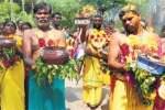 மூங்கிலணை காமாட்சி அம்மன் கோயிலில் பக்தர்கள் நேர்த்திக்கடன்