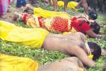 கப்பலூர் முத்தாலம்மன் கோயிலில் புதைகுழி திருவிழா