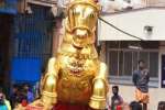 மதுரைக்கு புறப்பட்டது அழகரின் தங்கக்குதிரை