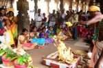 கொல்லங்குடியில் மழை வேண்டி வருண ஜப வேள்வி பூஜை