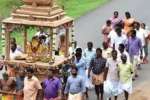 க.க.சாவடியில் வலம் வந்தது அம்மன் தேர்