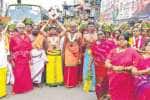 மழை வேண்டி காமாட்சி அம்மனுக்கு சிறப்பு பூஜை