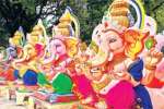 தயாராகும் விநாயகர் சிலைகள்