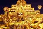 50 கிலோ தங்கத்தில் துர்கை அம்மன் சிலை