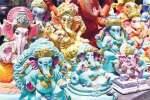 சாலையோரங்களில் விநாயகர் சிலை விற்பனை
