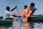 சதுர்த்தி விழா நிறைவு: சிலைகள் விசர்ஜனம்
