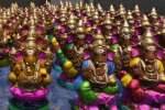 பனைவிதை விநாயகர் சிலைகள் கரைப்பு