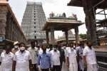அருணாசலேஸ்வரர் கோவிலில் அமைச்சர் ஆய்வு