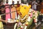 ரத்தினலிங்கேஸ்வரர் கோவிலில் மகாநந்திக்கு கும்பாபிஷேகம்