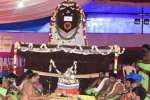 11 அடி உயர ருத்ராட்க்ஷ சிவலிங்கத்திற்கு சிறப்பு பூஜை