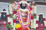 பெரியகுளத்தில் பச்சைப்பட்டு அலங்காரத்தில் பெருமாள்