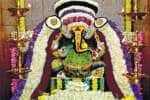 ரேணுகா துர்கா பரமேஸ்வரி கோவிலில் விநாயகருக்கு 108 லிங்க அலங்காரம்