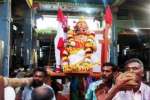 குலசை., தசரா விழாவில் மகிஷாசூரன் வீதியுலா