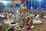 புற்று மாரியம்மன் கோவிலில் யாகசாலை பூஜை துவக்கம்