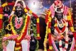 9 அடி உயர ஆதிசக்தி சமேத ஆதிபரமேஸ்வர் சிலை பிரதிஷ்டை