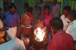 காளியம்மன் கோவிலில் அக்னி கப்பரை நிகழ்ச்சி நடந்தது