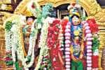 ஸ்ரீவில்லிபுத்தூர் கோயிலில் ஆண்டாளுக்கு அழகர் பட்டு சாற்றல்