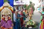 காட்டூர் மாகாளியம்மன் கோயிலில் அக்னி கம்பம் பெண்கள் பரவசம்