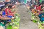 வடக்கூர் பத்ரகாளியம்மன் கோவிலில் 1008 விளக்கு பூஜை