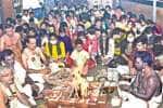 சிறந்த மதிப்பெண் பெற மாணவர்களுக்காக சிறப்பு பூஜை