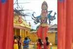 21 அடி உயர காளியம்மன் சிலைக்கு கும்பாபிஷேகம்
