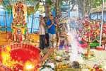உடுமலை காமாட்சி அம்மன் கோவிலில் ஸ்ரீ துர்கா ேஹாமம்
