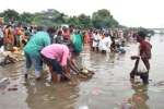 சிதம்பரம் கொள்ளிடம் ஆற்றங்கரையில் ஆடிப்பெருக்கு விழா