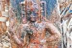 மானாமதுரை அருகே கல்வெட்டுடன் போர் வீரர் சிற்பம் கண்டுபிடிப்பு
