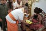 மணிப்பூர் கவர்னர் தருமபுரம் ஆதீன குரு மகா சன்னிதானத்திடம் ஆசி பெற்றார்
