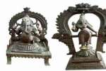 கும்பகோணம் மவுனசாமி மடத்தில் 4 ஐம்பொன் சிலைகள், ஓவியம் பறிமுதல்