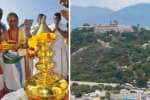 புதிய தங்க கலசங்களால் ஜொலிக்கும் பழநி கோயில் கோபுரம்