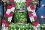 சிவன் கோயில்களில் சிறப்பு வழிபாடு: மாங்காய் அலங்காரத்தில் சிவனுக்கு சிறப்பு பூஜை