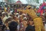 ஆண்டியபட்டி முனியப்பன் கோவில் திருவிழாவில் பாரிவேட்டை நிகழ்ச்சி